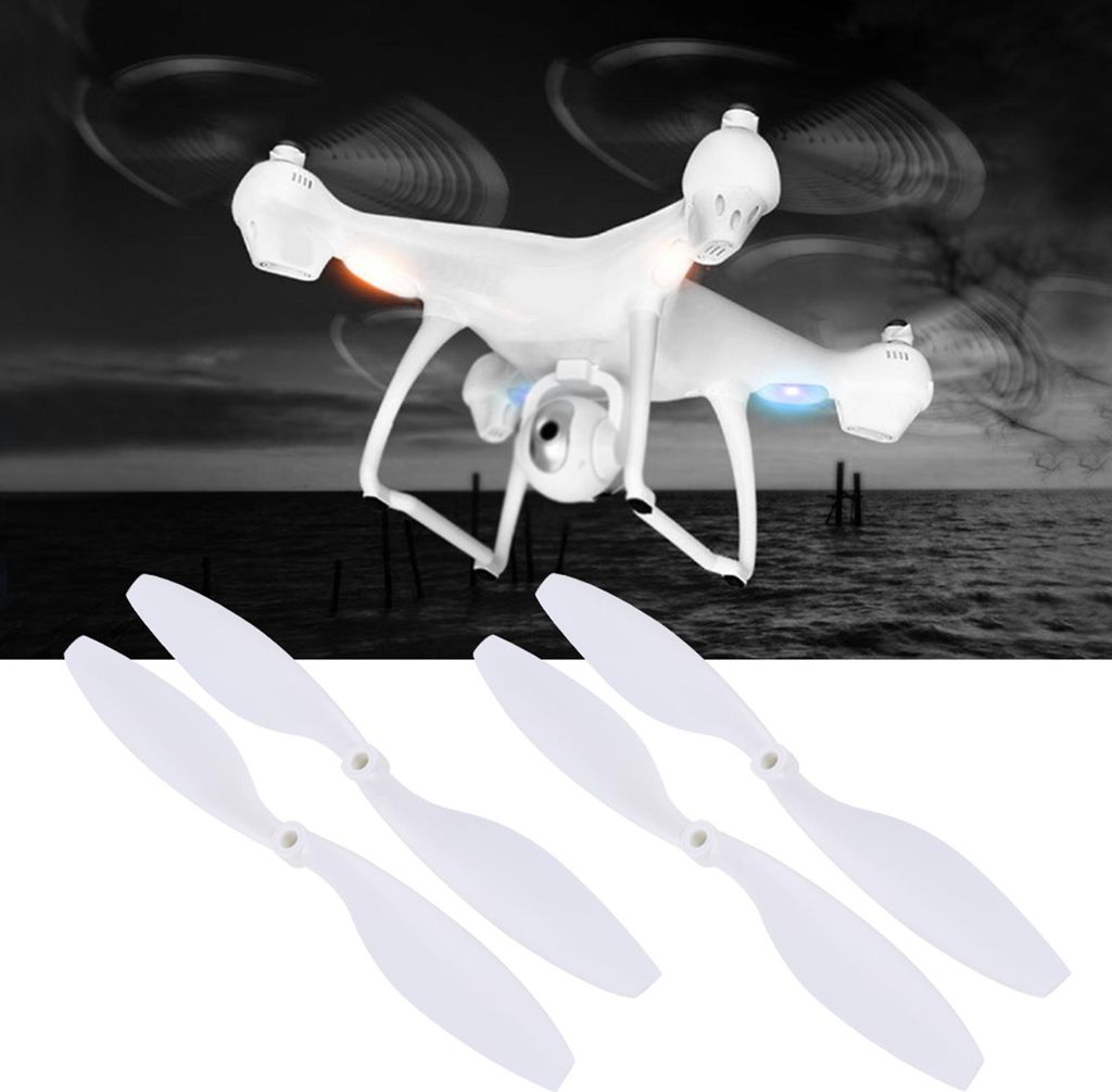 4 Paar/Set CW CCW 1045 Propellerblätter Zubehör für RC-Flugzeuge Quadcopter Weiß