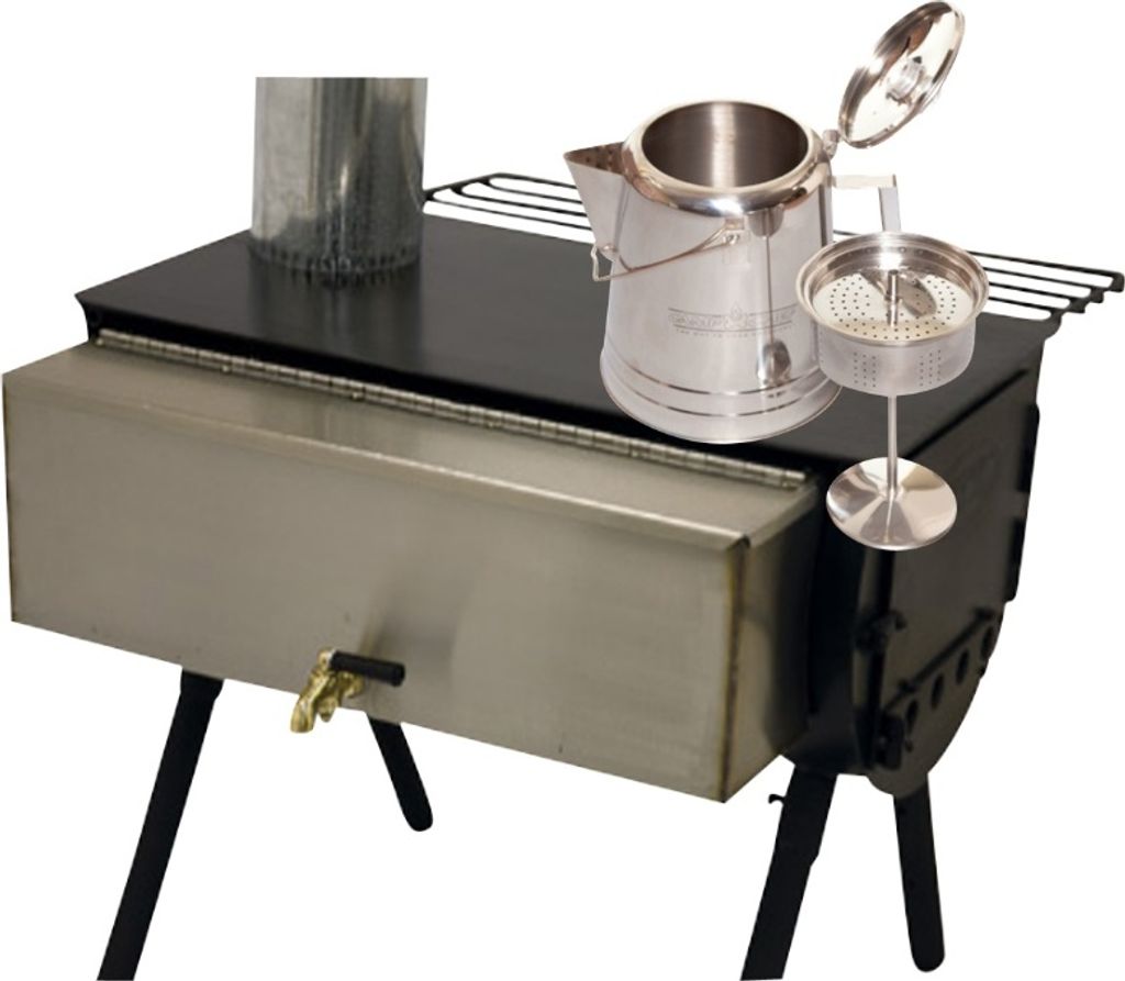 Camp Chef Alpine Coffee Wassertank Zeltofen Ofen Kamin Outbacker Outdoor Holz