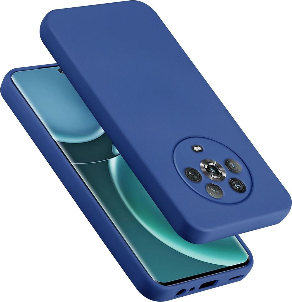 Cadorabo Hülle für Honor Magic 4 Hülle Silikon Handyhülle Case aus flüssigem Silikon, Kratzfeste und stoßfeste Schutzhülle für Honor Magic 4