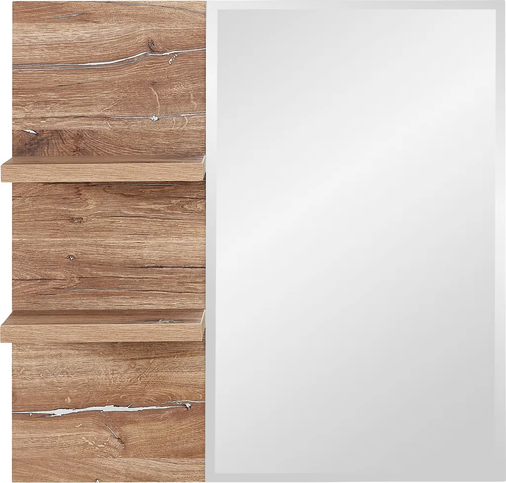 Miroir mural Lydias : gagnez de la place avec sa tablette bois