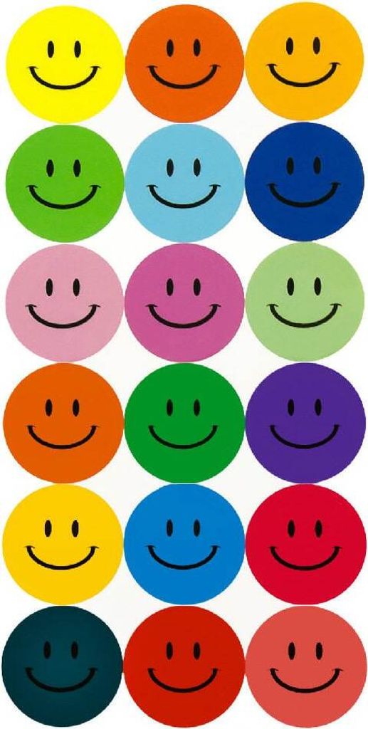 Oblique Unique 180 Smiley Sticker Aufkleber Lächeln Emoji Produktbild 