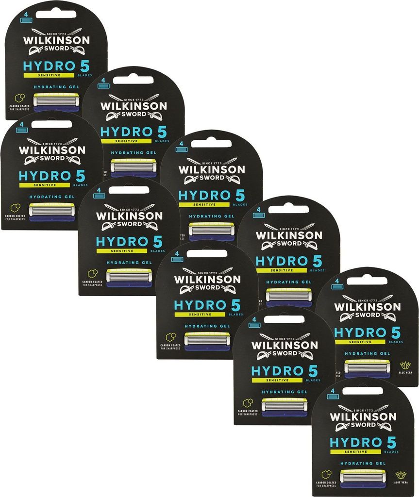 Wilkinson Hydro 5 Hydrating Gel Sensitive Rasierklingen, Produktbild 