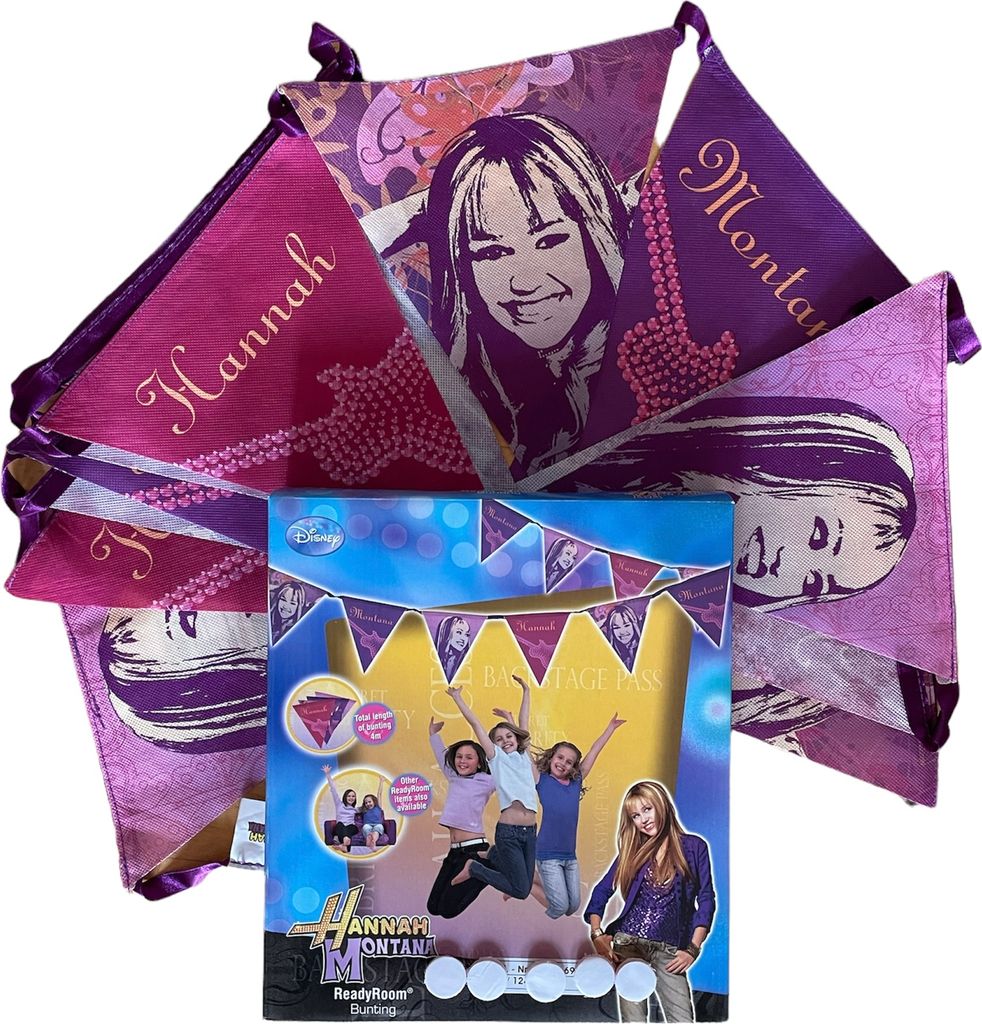 Disneys Hannah Montana Wimpelkette, 16 Wimpel, 4 m Produktbild 
