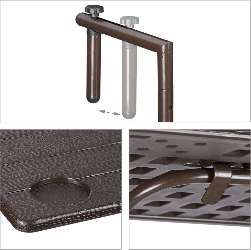 Table de balcon pliante gain de place - Solution pour balcon encombré - 8