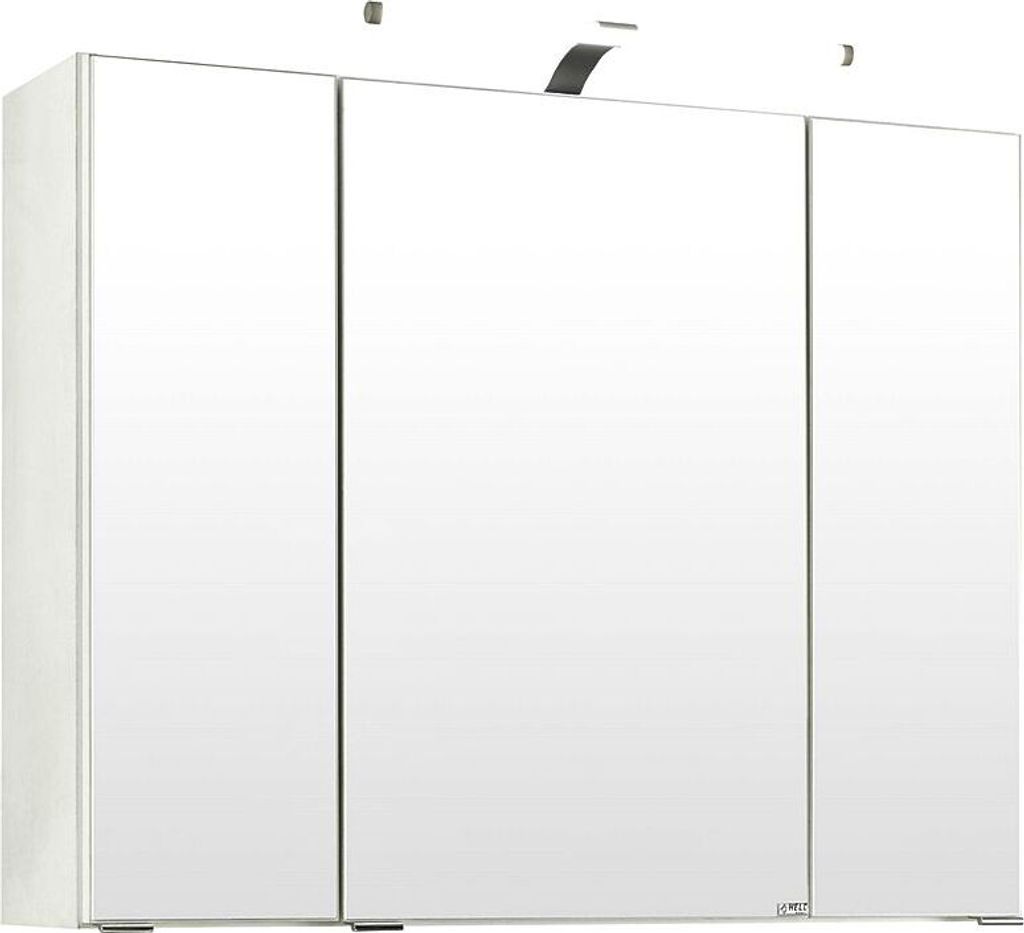 Spiegelschrank COMO-03, weiß, B x H x T ca.: 80 x 64 x 20cm Produktbild 