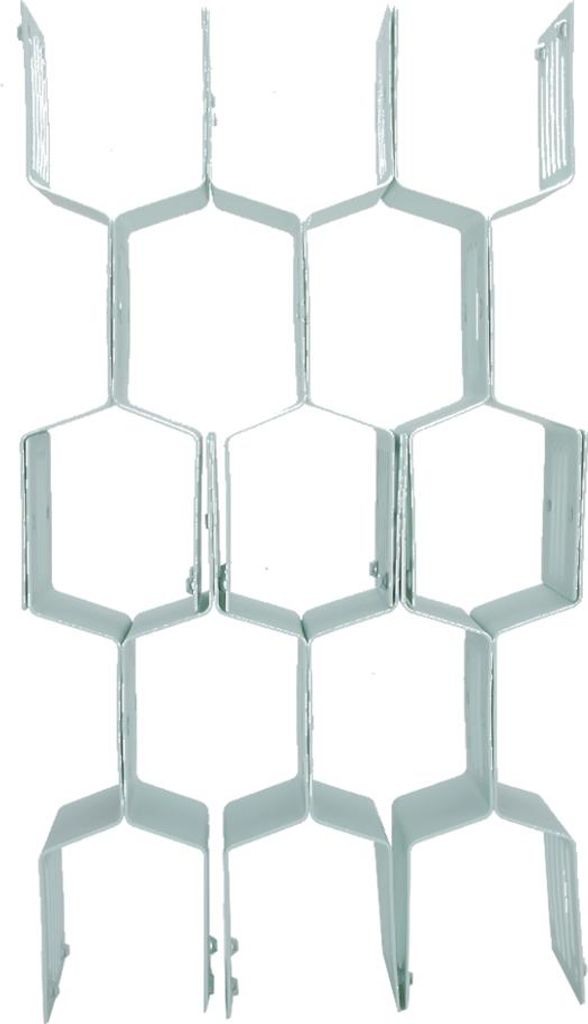 12pcs Schublade Teiler Lagerung Regale Haushalt Lagerung Veranstalter Partition Unterwäsche Schublade BoardLight Blue