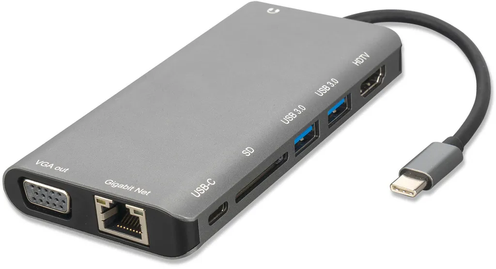 Hub USB Type-C 8 en 1 : Solution Totale pour Manque de Ports et HDMI