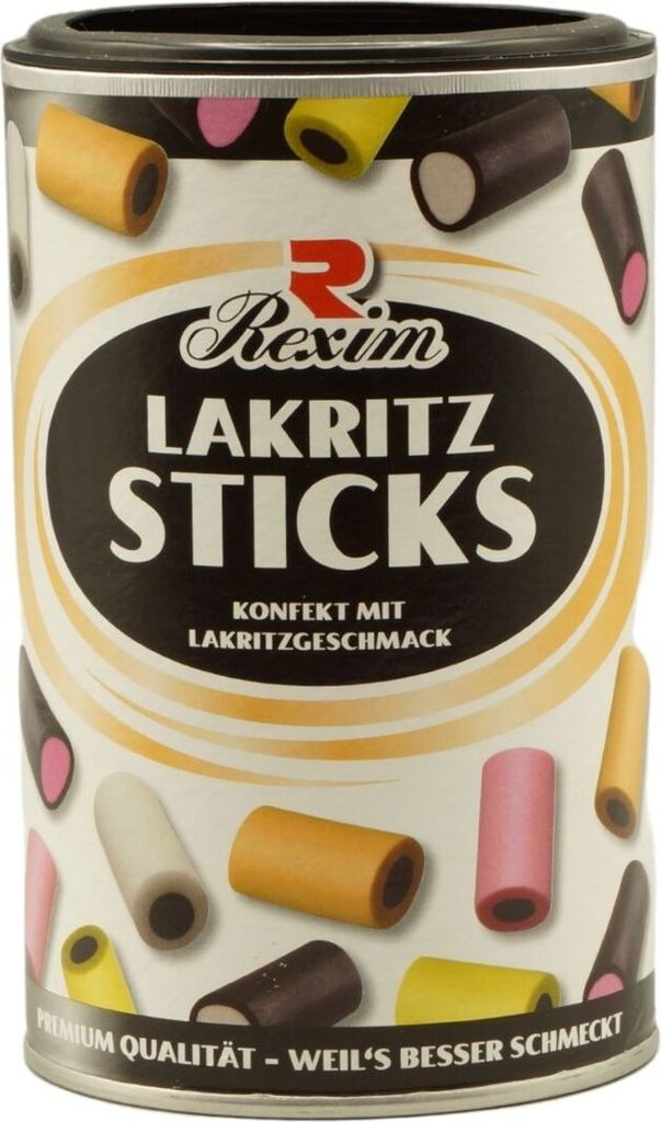 Rexim Lakritz Sticks, Konfekt mit Lakritzgeschmack, 250 g, Produktbild 