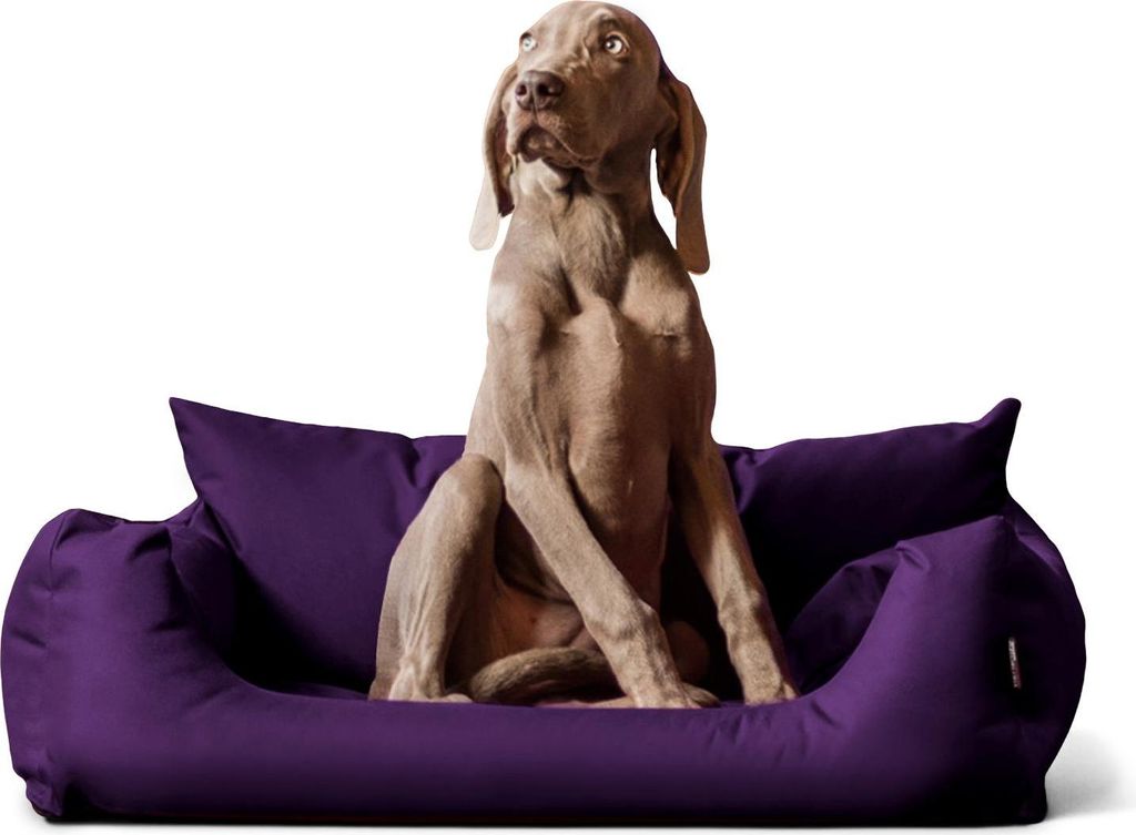 tierlando NEMO Hundebett Hundesofa S M L Hundekorb Katzenbett 65 80 100cm - Größe: 65x50cm | Farbe: 09 Lila