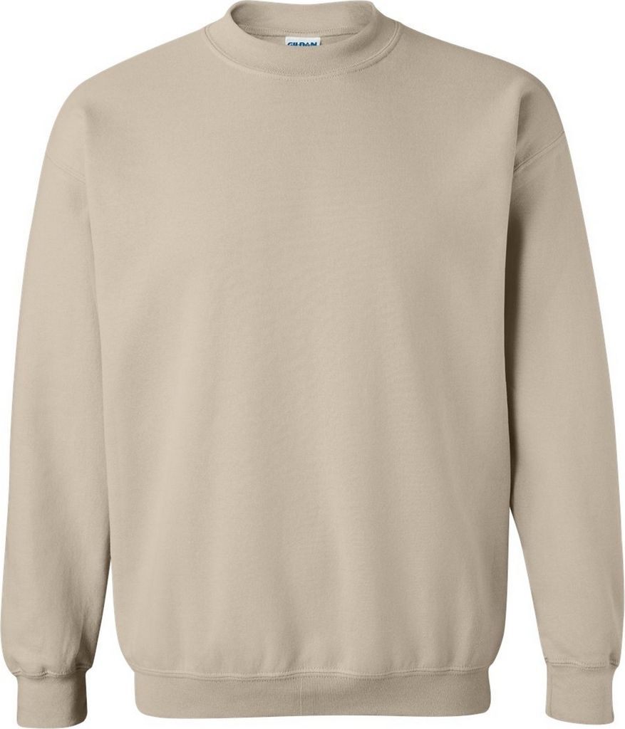 Gildan Heavy Blend Uni Sweatshirt mit Rundhalsausschnitt BC463 (S) (Sandfarben)