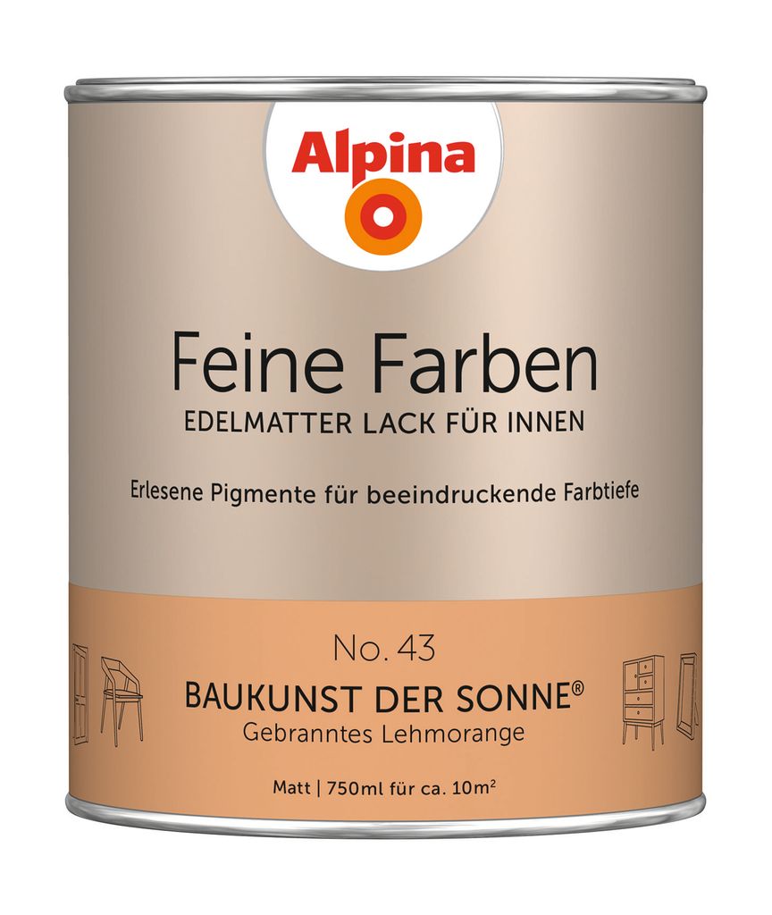 Alpina Feine Farben Lack No. 43 Baukunst der Sonne - Produktbild 