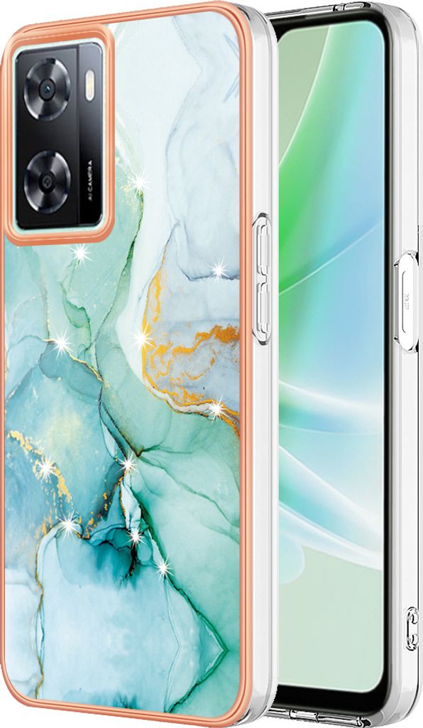 Hülle für OnePlus Nord N300 Muster TPU Silikon Stoßdämpfer Bumper Schutzhülle Grün