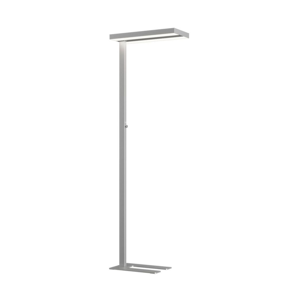 Arcchio LED-Stehlampe Logan Basic, silber, 6.000 lm, dimmbar
