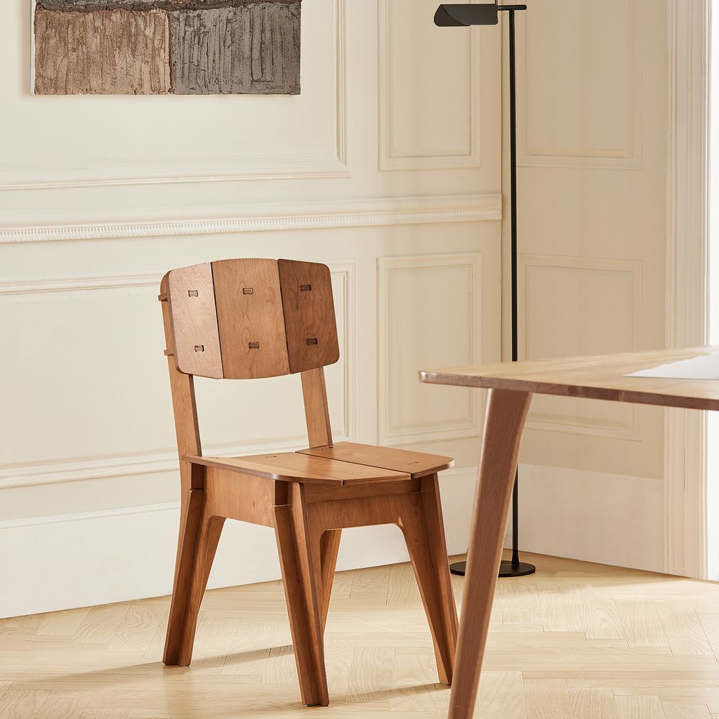 SoBuy HFST01-BR Küchenstuhl Esszimmerstuhl Schreibtischstuhl Bürostuhl mit Rücklehne Arbeitsstuhl Kinderstuhl Sitzhöhe 46cm