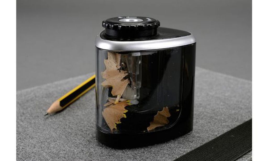 bind elektrischer Spitzer Kunststoff schwarz
