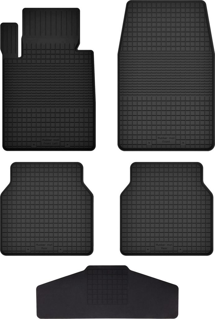Gummi Fußmatten Set Für: Cadilac Srx (2004-2010) Gummimatten Schwarz