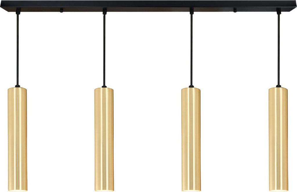 Lampada a sospensione quadrupla lineare - Design Immagine del prodotto 