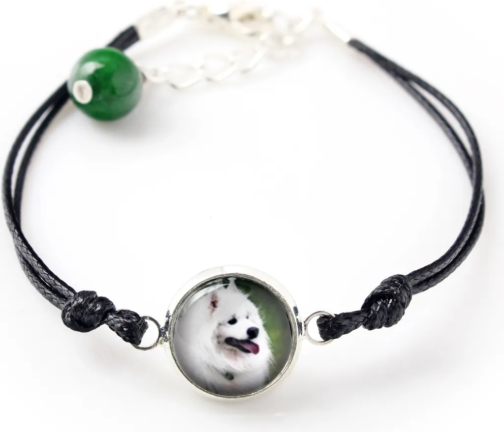 Porta il tuo Samiedo Ovunque: Bracciale Art-Dog Unico e Fatto a Mano