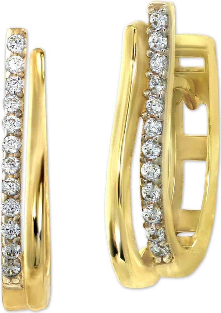 GoldDream Damen Ohrringe GoldDream Ohrringe Creolen ECHT Produktbild 