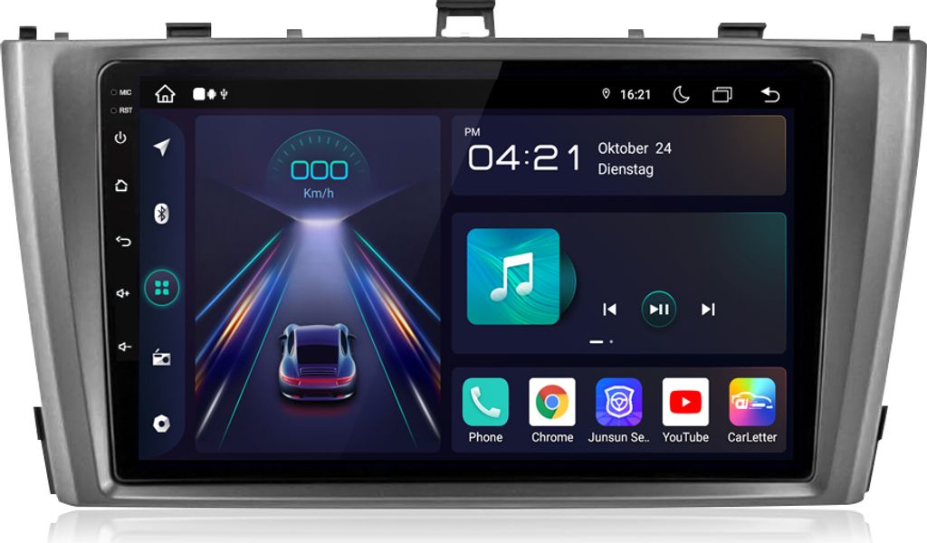 Drahtlos Carplay 9 Zoll Android 15 Autoradio Für Toyota Produktbild 