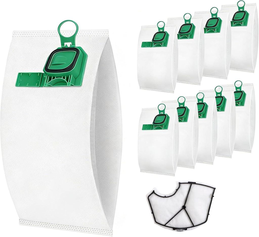 10 Stück Staubsaugerbeutel für Vorwerk Kobold VK140 VK150 Produktbild 