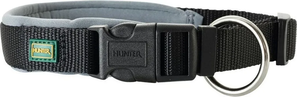 Hunter Neoprene Vario Nero: Il Collare Chic per Cani Urban