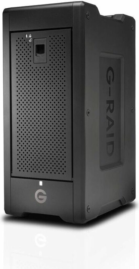 SanDisk Professional G-RAID SHUTTLE 8 - Festplatten-Array - 160 TB - 8 Schächte - HDD 20 TB x 8 - Thunderbolt 3, USB 3.1 Gen 2 (extern)