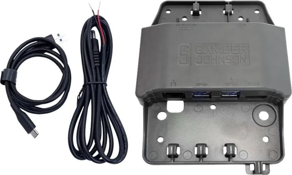 Station de travail pour véhicule avec port HDMI et USB 3.2 Gen 1 Noir