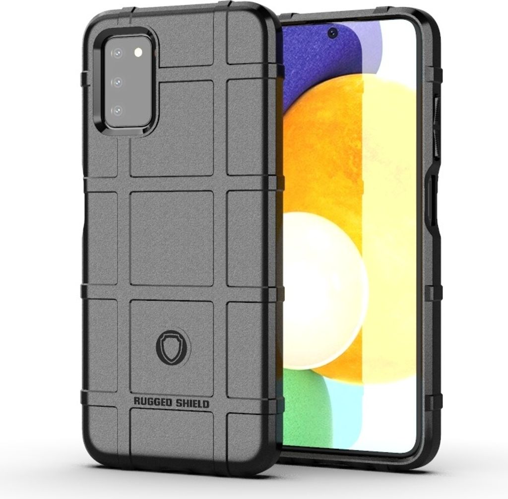 Case2go – Handyhülle kompatibel mit Samsung Galaxy A03s – TPU Cover – Schwarz