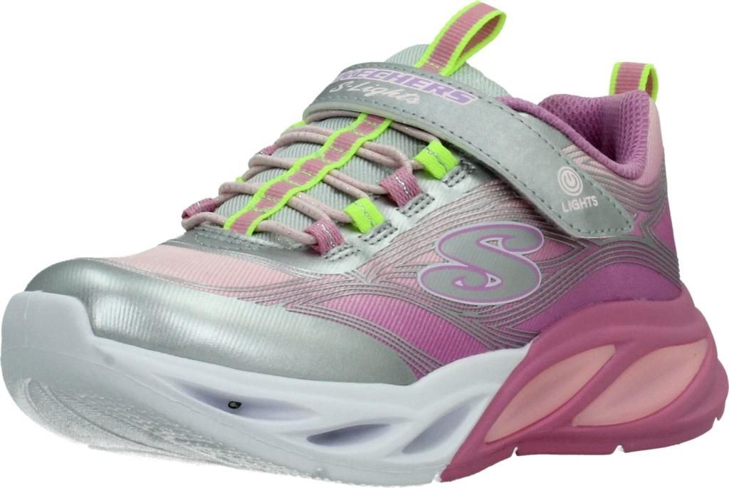 Skechers Sneaker Low Kinder 736B6563686572735F3330333731326C Silber 30 EU