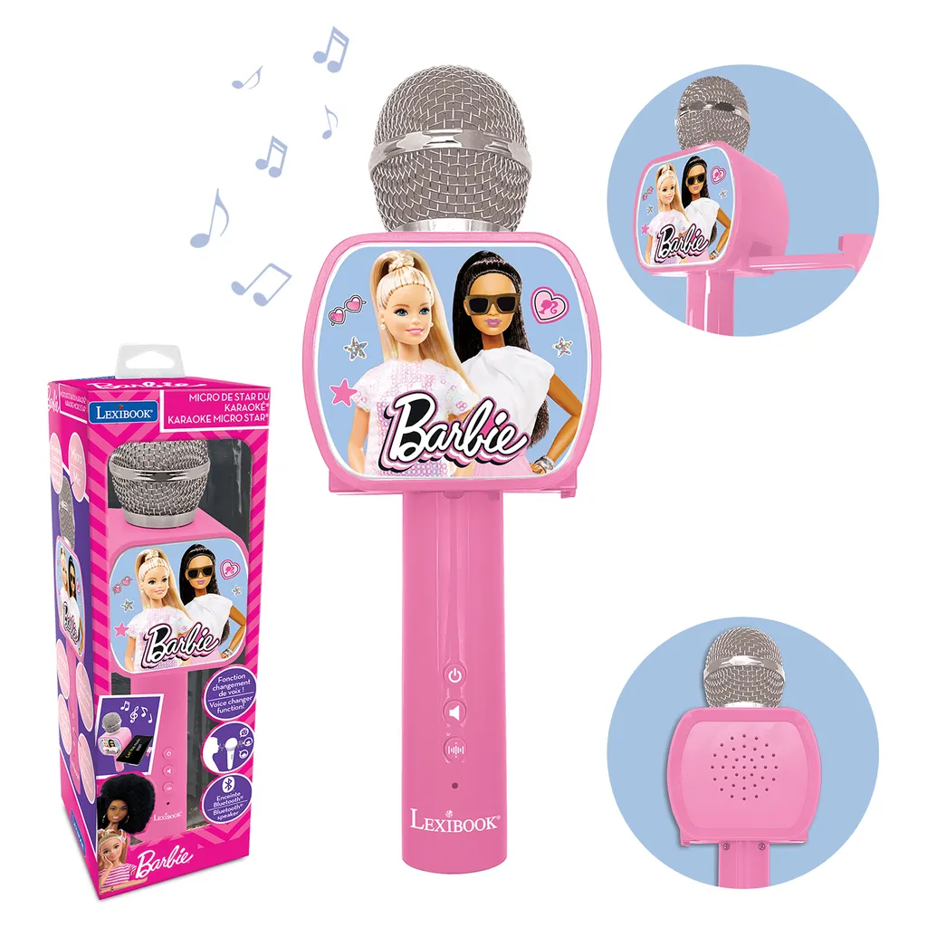 Microfono Barbie Wireless Bluetooth: Karaoke e Altoparlante 3W - 11