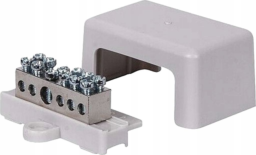 Potentialausgleichsschiene Bad Erdungsschiene Potischiene Erdung 25mm2 5x6mm VDE