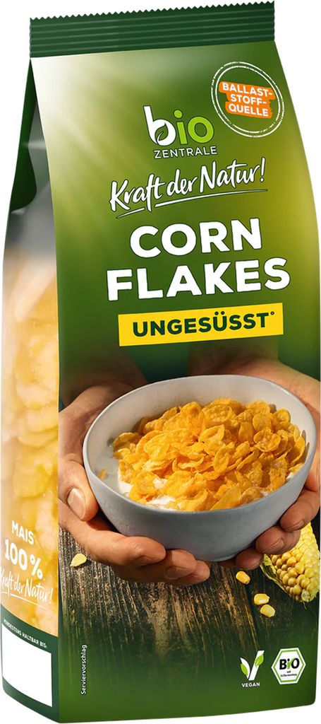Cornflakes knusprig goldgelb purer Frühstücksgenuss ungesüsst 250g