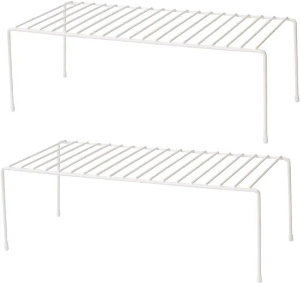 Organisateur de cuisine étagère de rangement extensible 2 unités bois