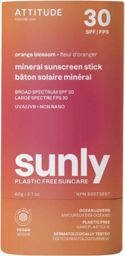 Mineralischer Schutzstift fü r den Kö rper Orange Blossom SPF 30 Sunly ( Mineralischer Sonnenschutzstift) 60 g