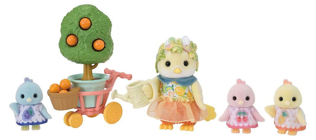Sylvanian Families Citrus Vogelfamilie (5860) Figur Mehrfarbig Kinder Mehrfarbig One Size