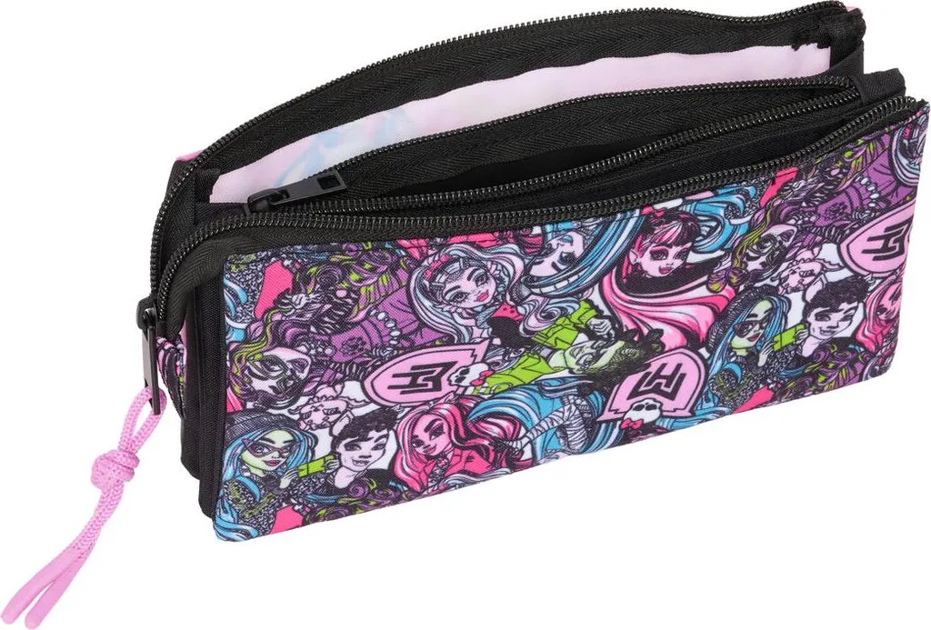 Trousse Fourre-tout Monster High Drama pour Fournitures Scolaires Fille