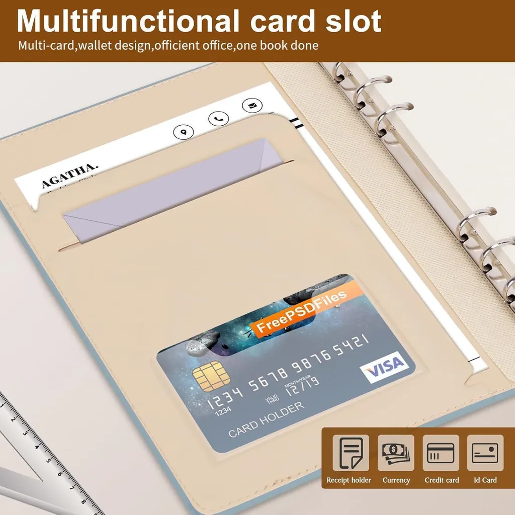 Carnet A5 Durable Vert : Ne Perdez Plus Vos Notes avec la Reliure FYY - 4