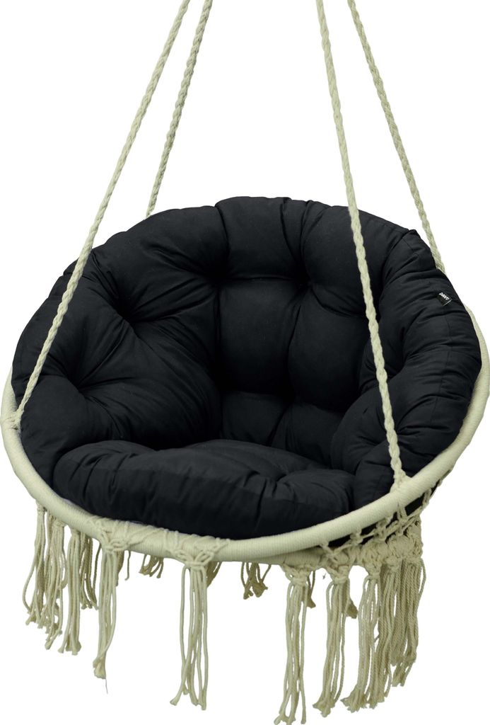 AMPO Polster Kissen für Hängeschaukel Hängesessel Auflage Rattanschaukel 110x60 cm
