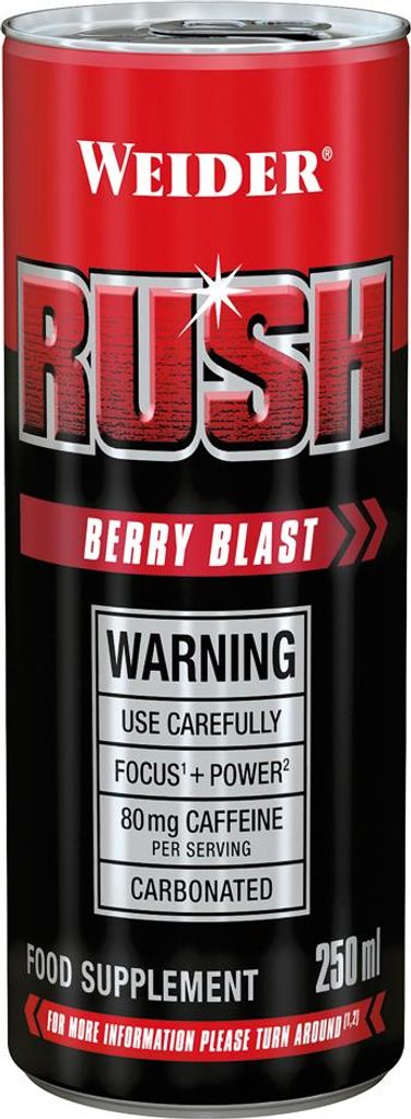 Weider Rush RTD 24x250ml Dose Produktbild 