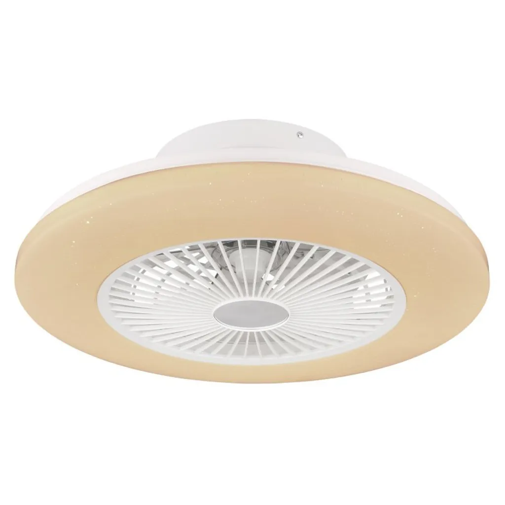 Ventilatore da soffitto Travo Bianco 50 cm con luce LED e telecomando - 12