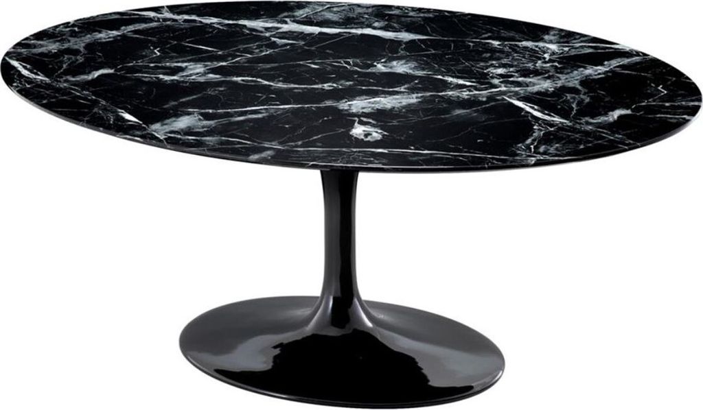 Casa Padrino Luxus Esstisch Oval 170 x 110 x H. 75 cm - Luxus Esszimmermöbel