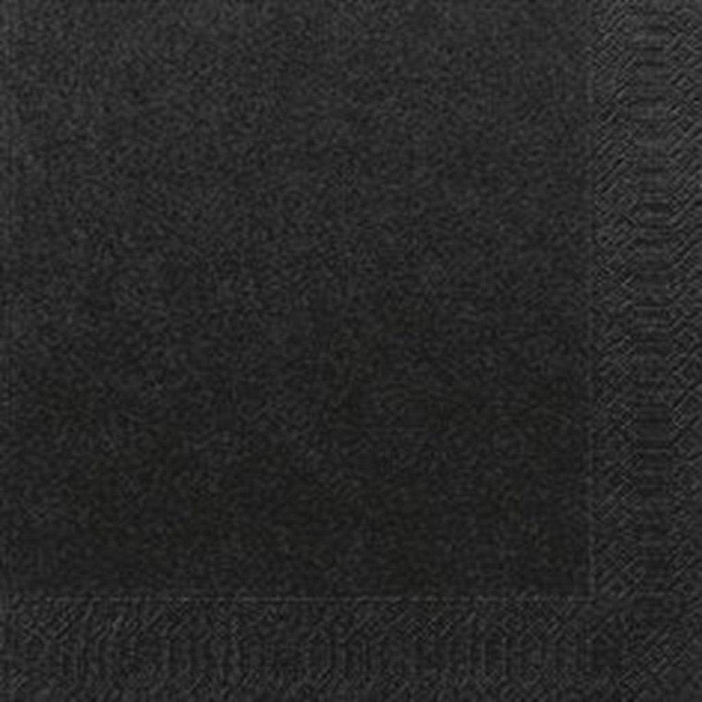 Duni Servietten schwarz 33x33cm