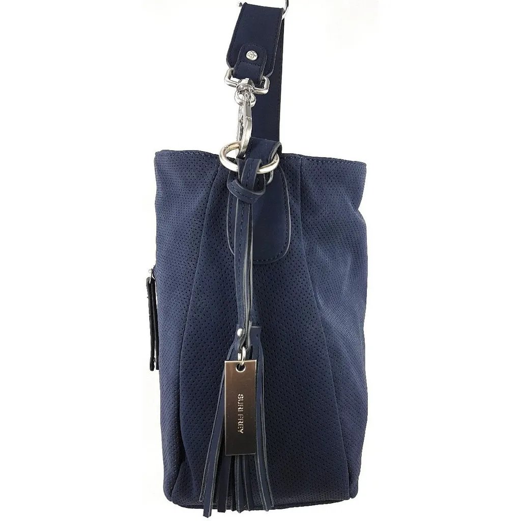 SURI FREY Borsa a tracolla Romy Basic Blue | Shopper Donna Elegante - 12