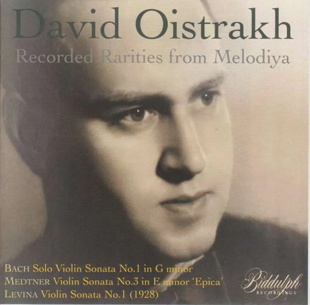 Musique classique CD David Oistrakh pour écoute audiophile de Bach