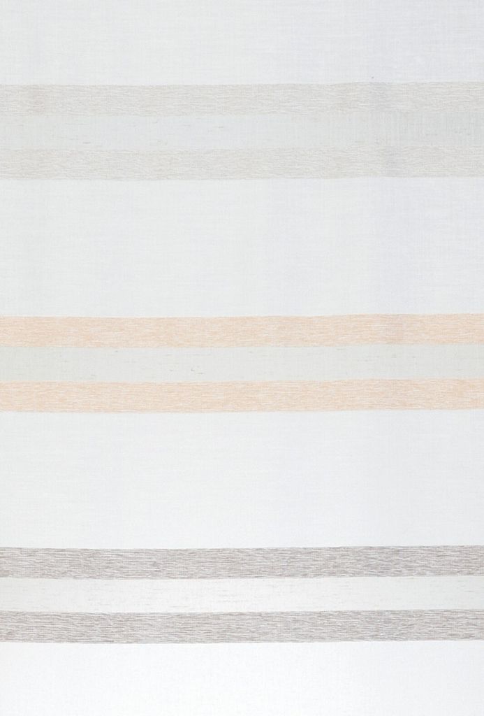 Elbersdrucke Flächenvorhang Kiruna halbtransparent 60x245 Streifen weiß apricot