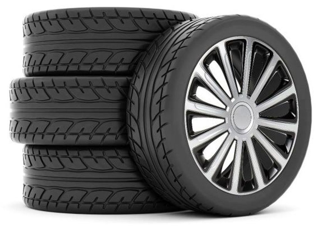14" Zoll Radkappe Silber Schwarz Radzierblende Radblende Produktbild 