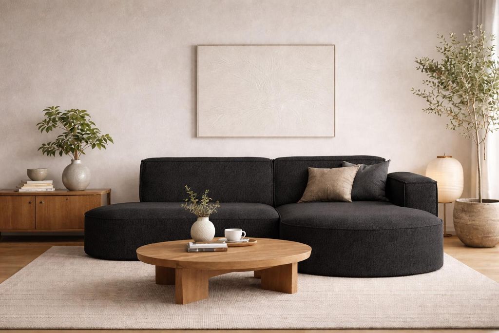Kaiser Möbel Ecksofa, Sofa L form, Couch L form MODENA L Produktbild 