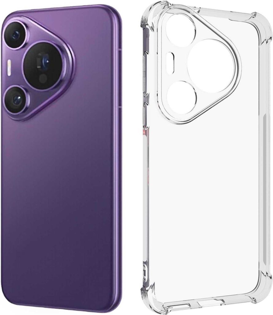 TPU Hülle Clear Armor Soft Case für Huawei Pura 70 Pro / Pro+ (P70 Pro / Pro+) - transparent
