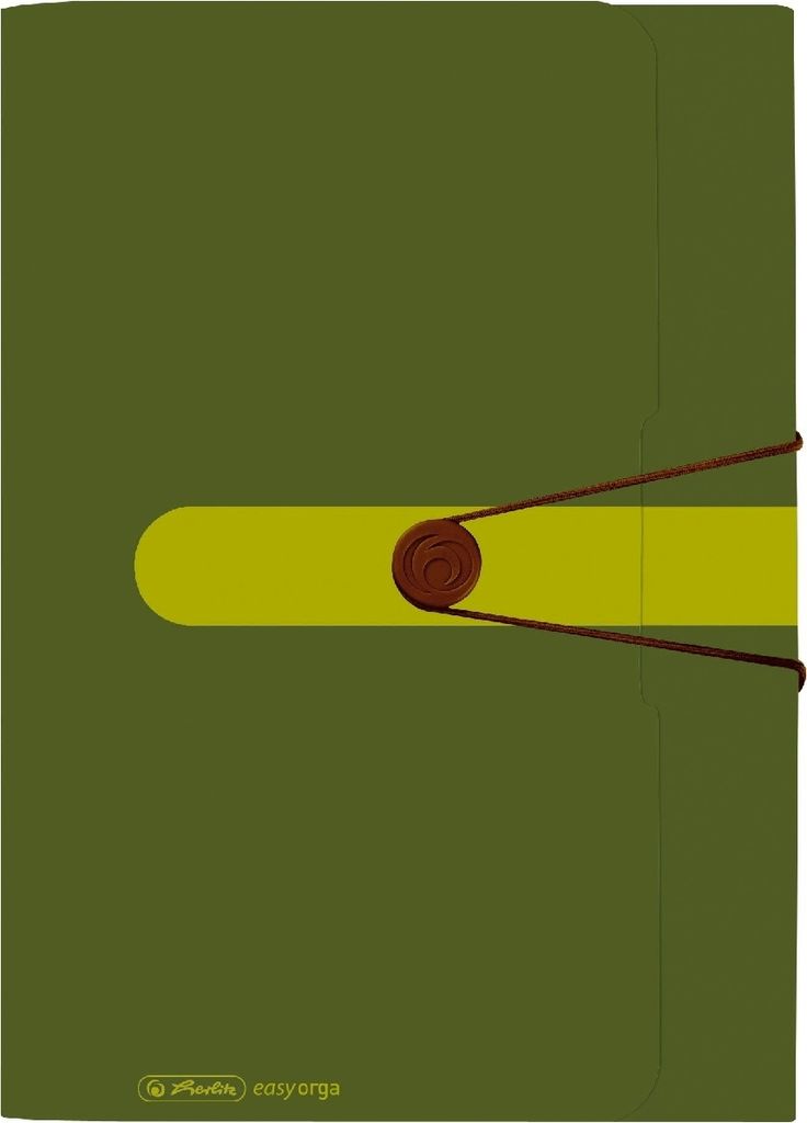 Fächermappe A4 Recycling PP 12 Fächer dunkelgrün to go Packung mit 10 Stück